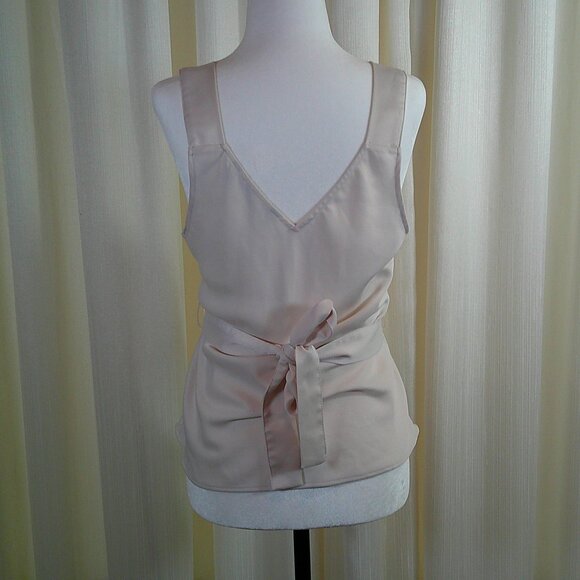 Zara Cream Peplum Cami Top in Size M - Picture 2 of 5
